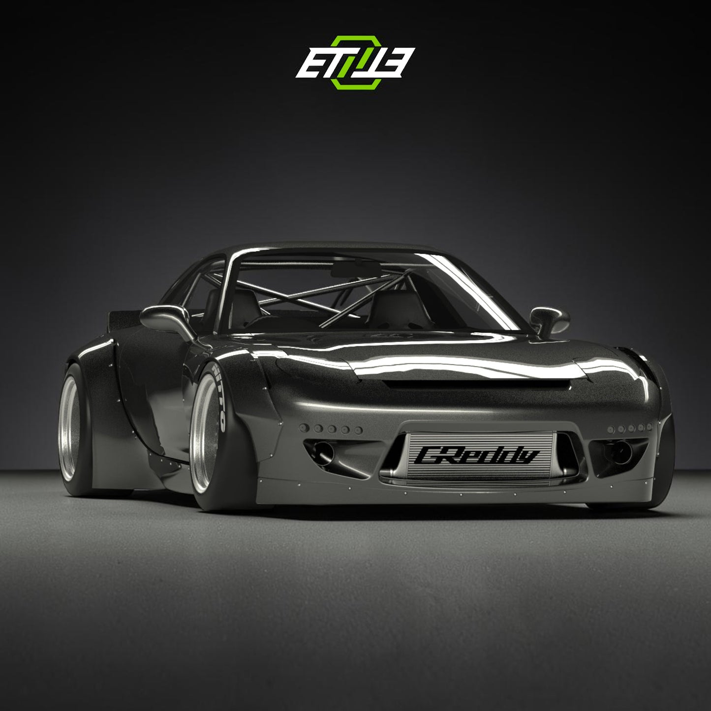 Mazda RX-7 FD3S Rocket Bunny Wide Body Kit - 9