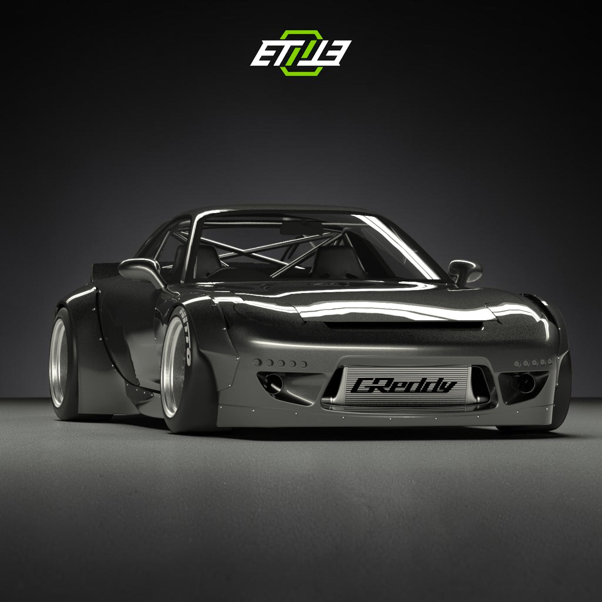 Mazda RX-7 FD3S Rocket Bunny Wide Body Kit - 9