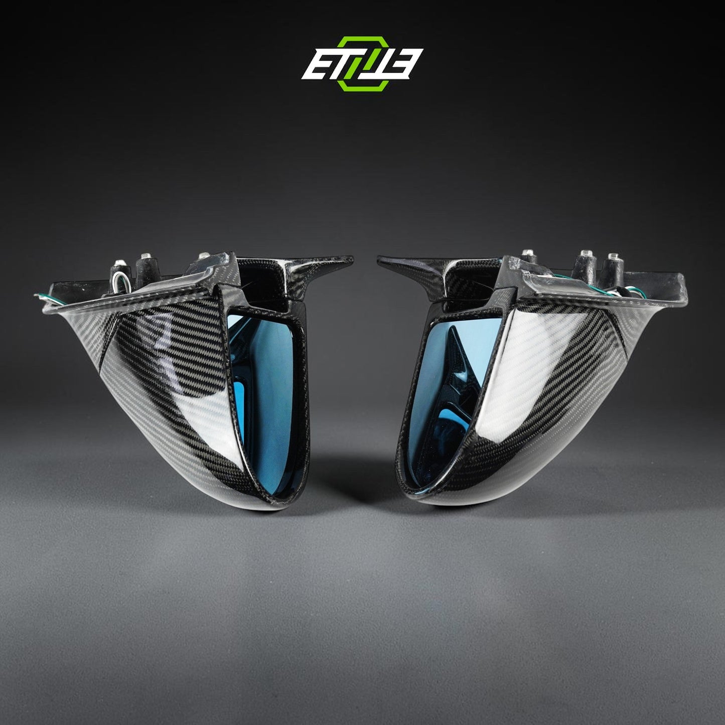 Mazda RX-7 FD3S Ganador Style Carbon Side Mirrors - 8