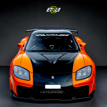 Mazda RX-7 FD3S Veilside Style Carbon Fiber Hood - 5