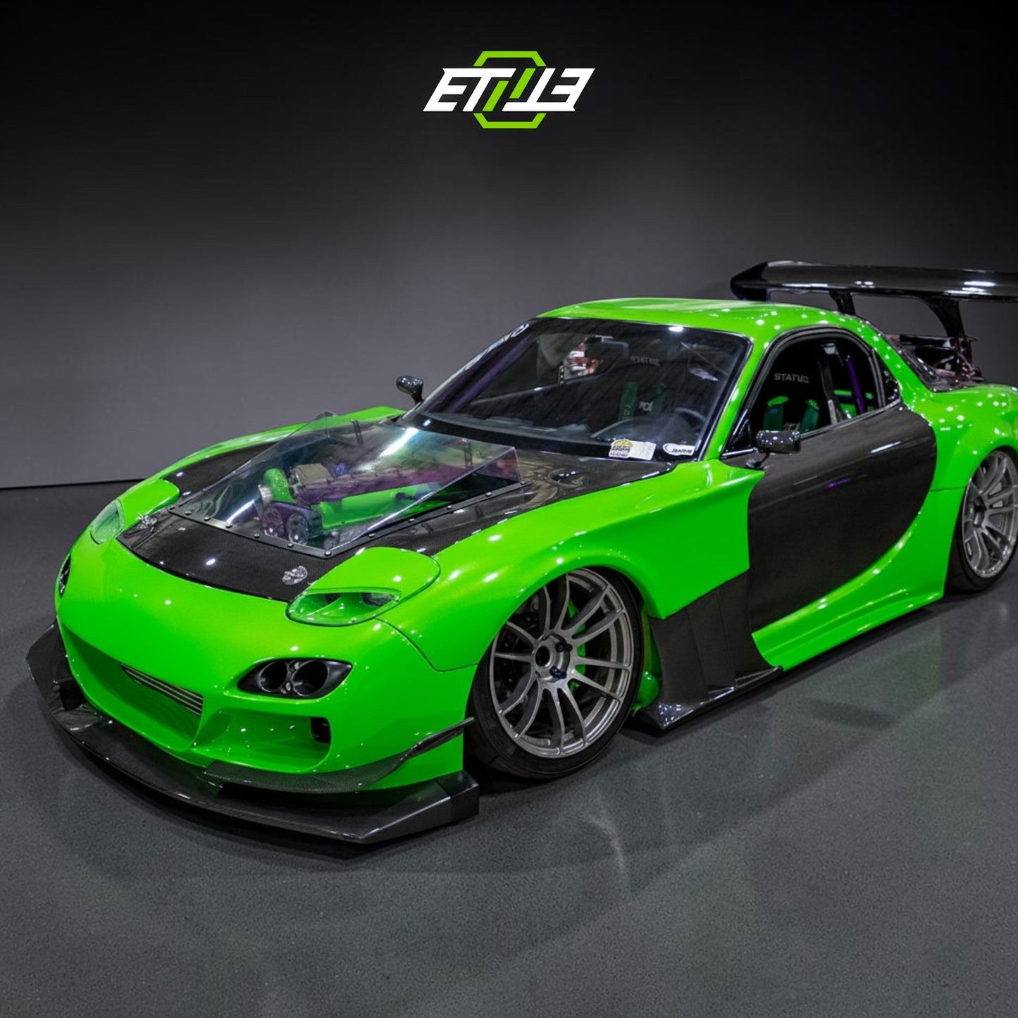 Mazda RX-7 FD3S Carbon Fiber Front Doors — 4