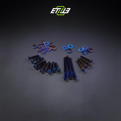 ETi Mazda RX-7 FD3S Titanium Pulley Hardware - 3