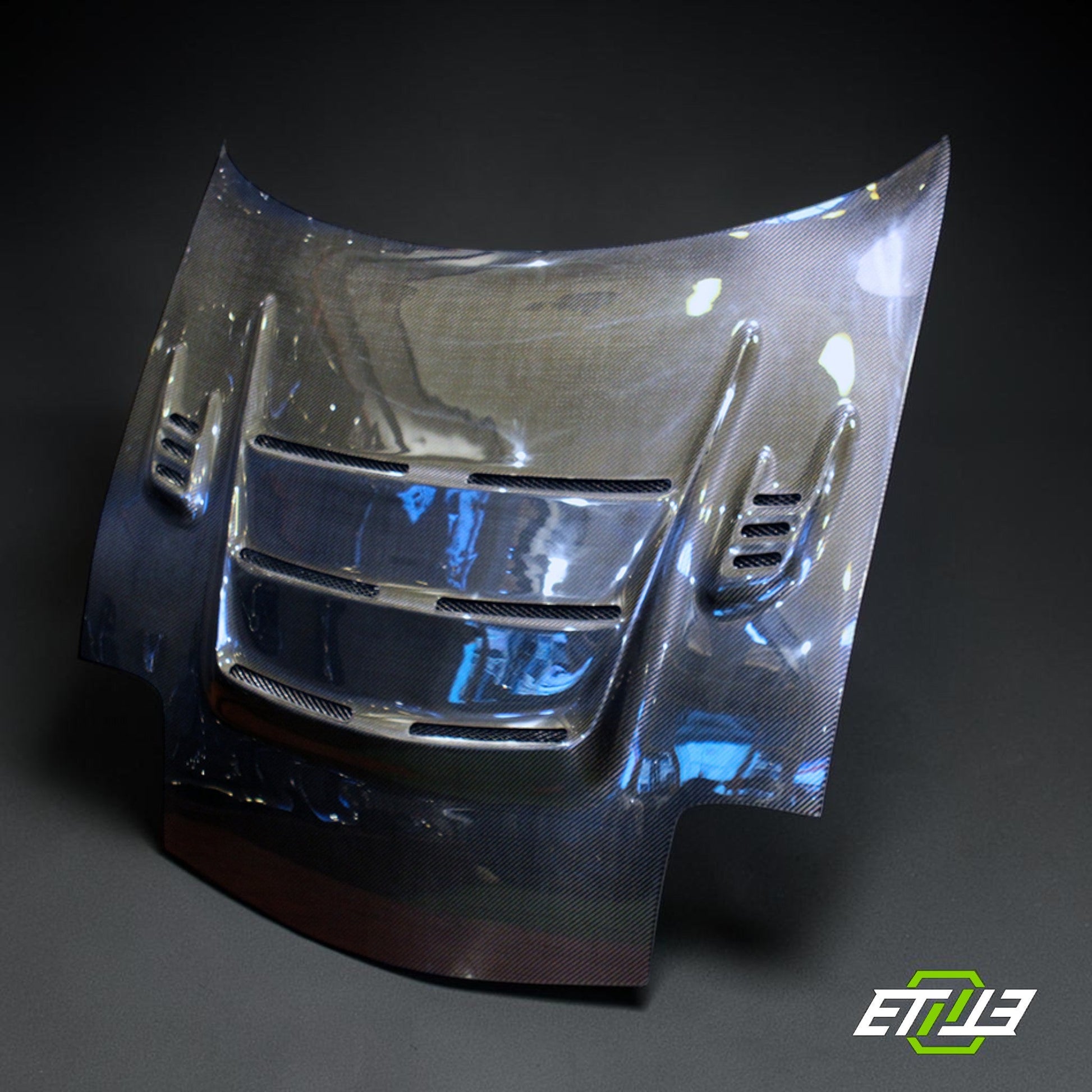 Mazda RX-7 FD3S Mod-X Vented Carbon Hood - 4