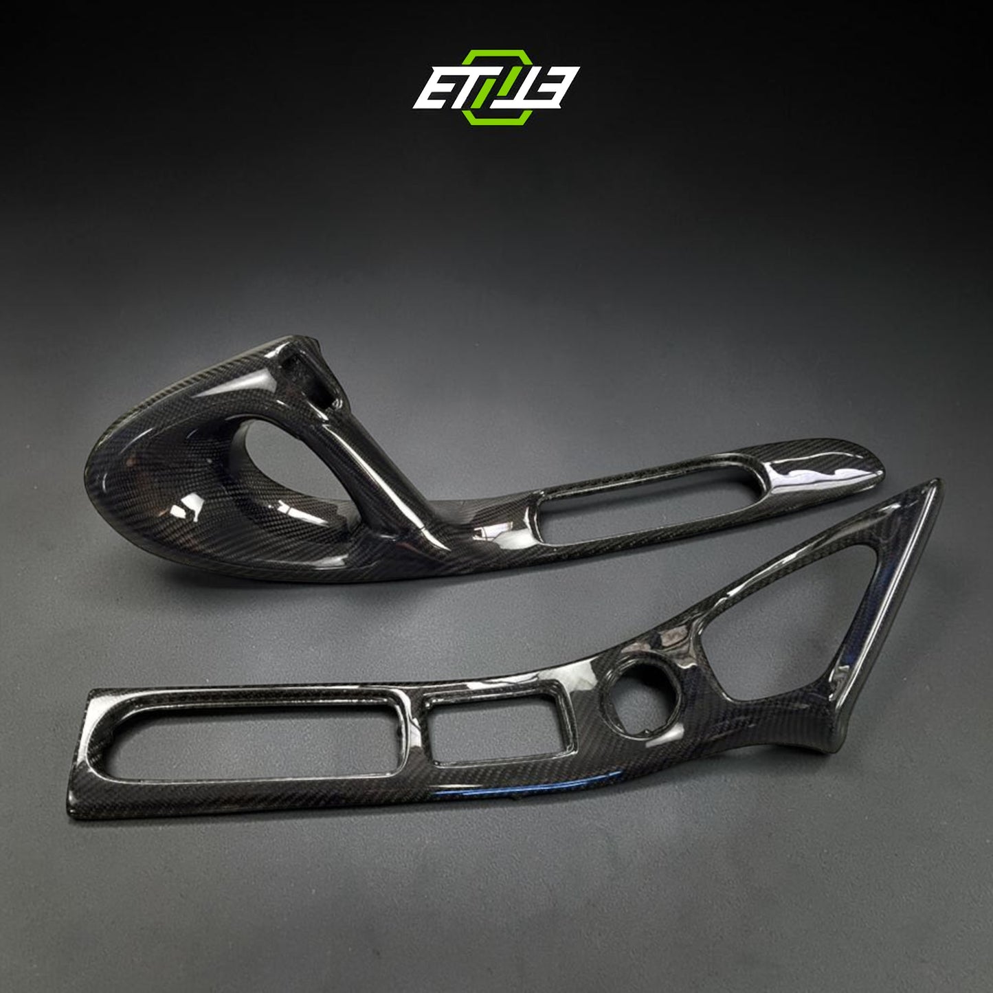 ETi Mazda RX-7 FD3S Carbon Fiber Door Trims - 11