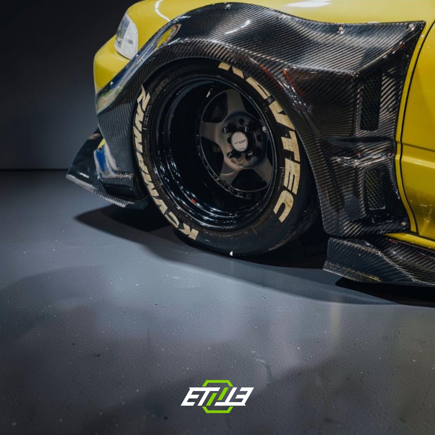 Honda Civic EG Dry Carbon Fiber Drag Racing Body Kit