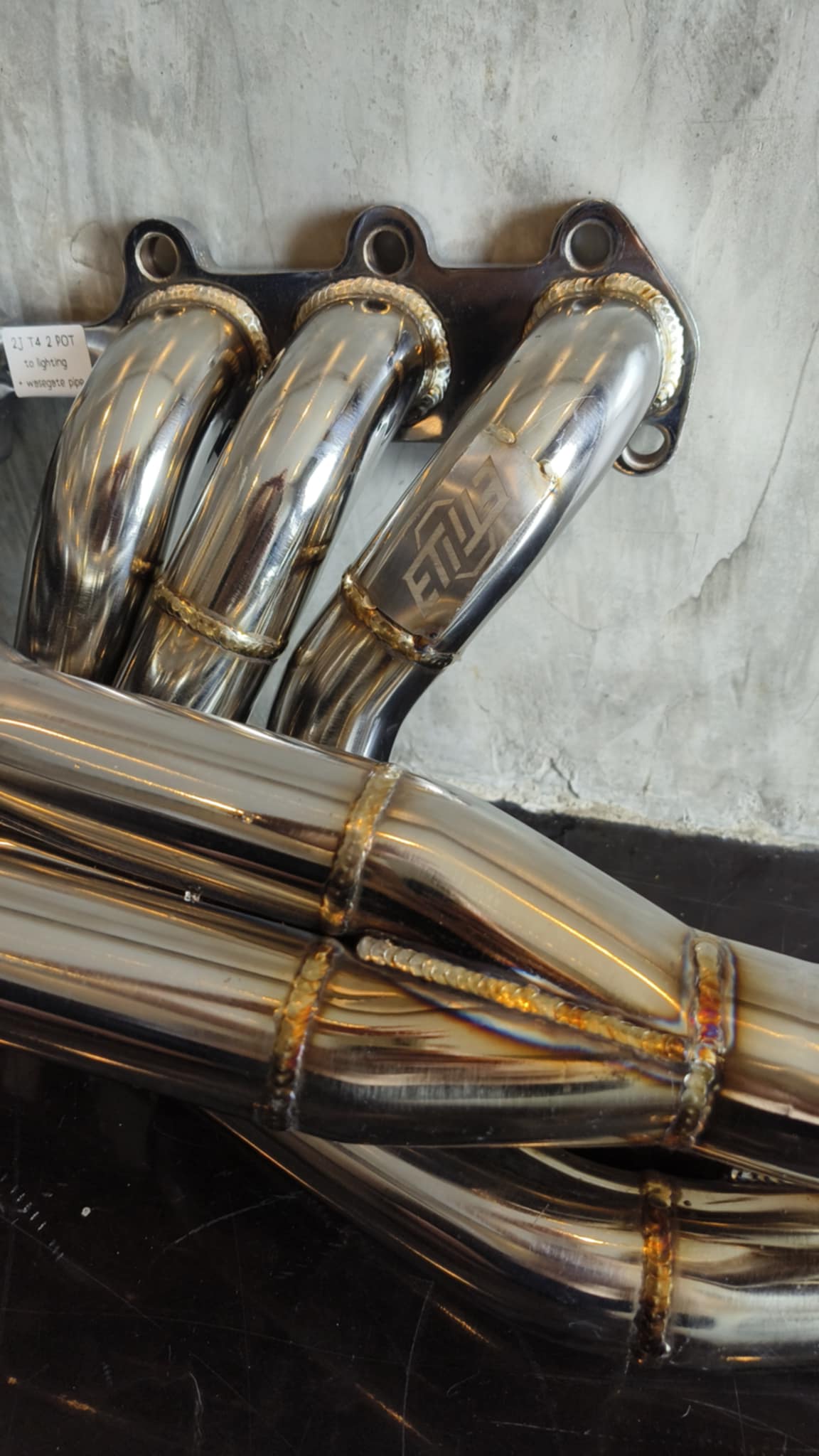 ETi 2jz GTE Long Runner Turbo Manifold - Elite Ti