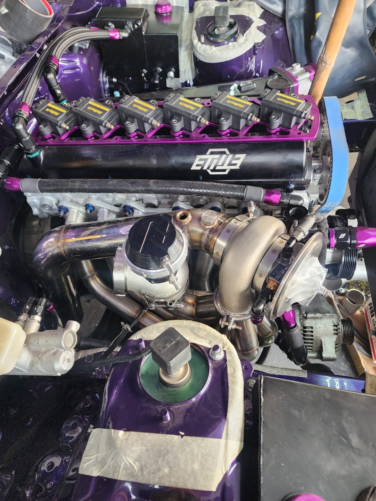 ETi 2jz GTE Turbo Manifold - Elite Ti