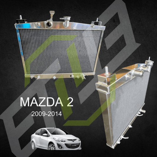 ETi Aluminum Performance Radiator – Mazda 2 (2007 - 2024) - Elite Ti