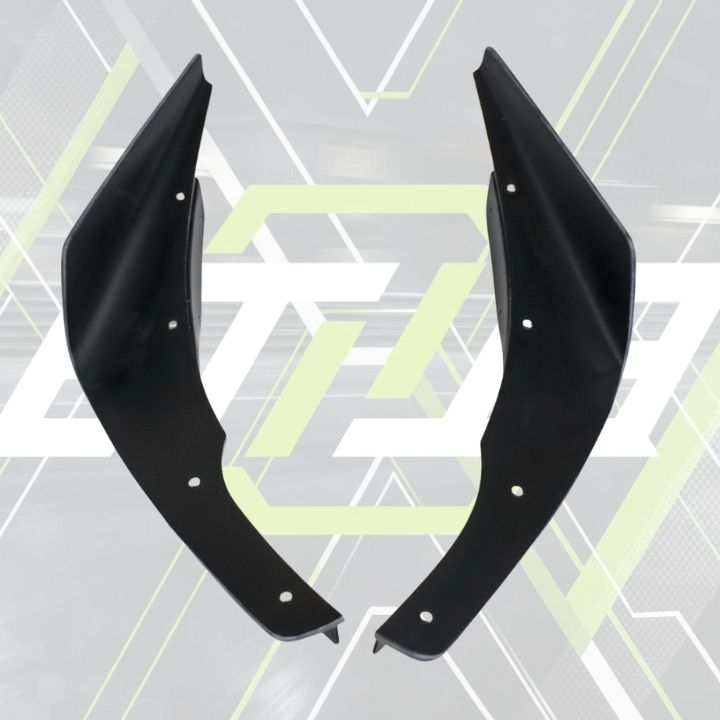 ETi Evo 8 Varis - Style Carbon Fiber Front Bumper Canards - Elite Ti