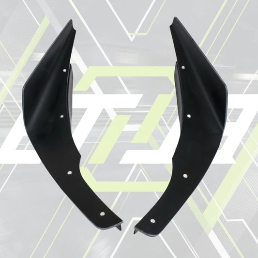 ETi Evo 8 Varis - Style Carbon Fiber Front Bumper Canards - Elite Ti
