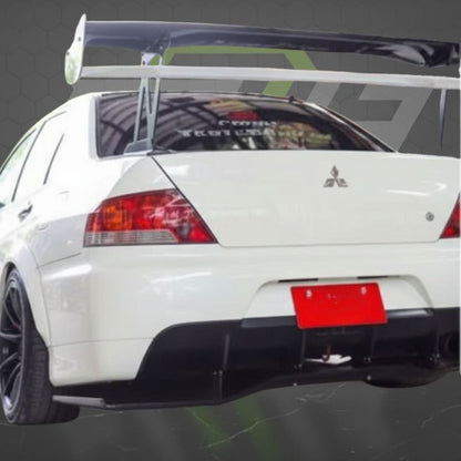 ETi Evo 8/9 Carbon Fiber Time Attack Voltex Rear Bumper Diffuser - Elite Ti