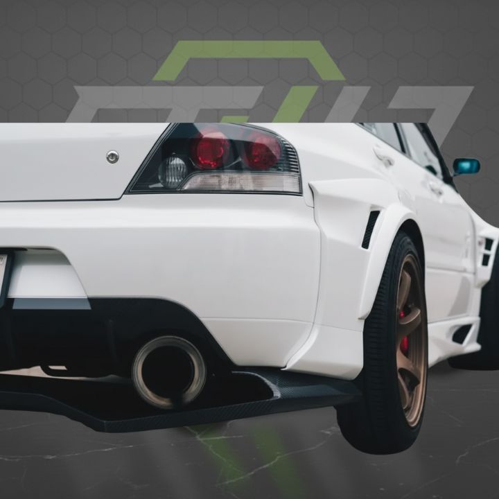 ETi Evo 8/9 Time Attack Voltex Rear Fender Flare - Elite Ti