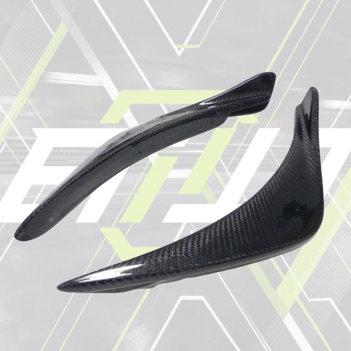 ETi Evolution 8 OEM - Style Carbon Fiber Front Bumper Canards - Elite Ti