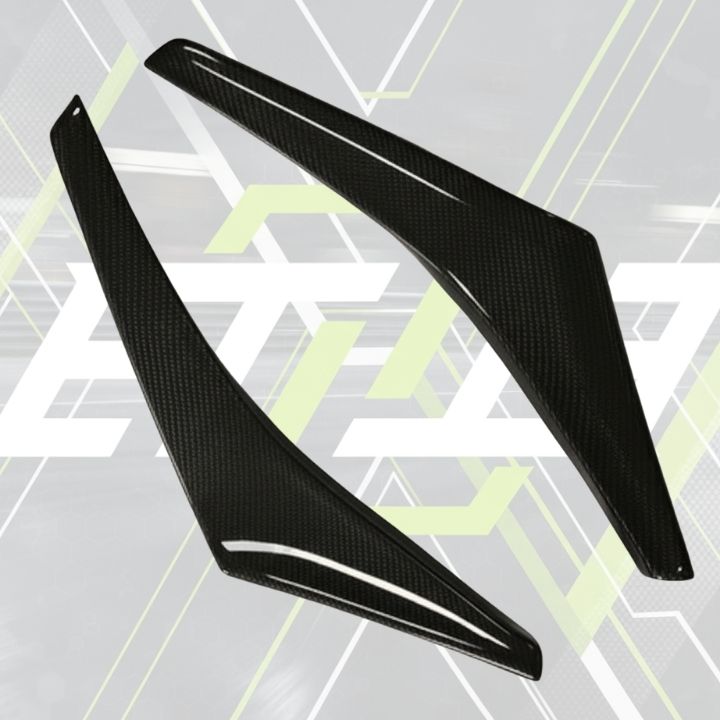 ETi Evolution 8 OEM - Style Carbon Fiber Front Bumper Canards - Elite Ti