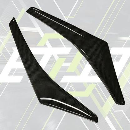 ETi Evolution 8 OEM - Style Carbon Fiber Front Bumper Canards - Elite Ti