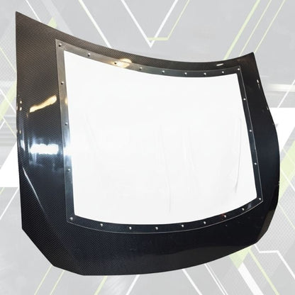 ETi GT86 Carbon Fiber X Clear Hybrid Hood - Elite Ti