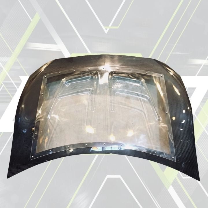 ETi GT86 Carbon Fiber X Clear Hybrid Hood - Elite Ti