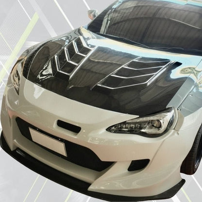 ETi GT86 Lambo Vented Style Carbon Fiber Hood - Elite Ti