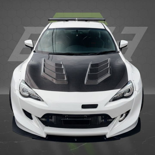ETi GT86 Lambo Vented Style Carbon Fiber Hood - Elite Ti