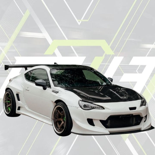 ETi GT86 Lambo Vented Style Carbon Fiber Hood - Elite Ti