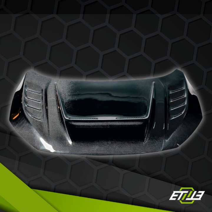 ETi Honda Civic FK Batman Vented Style Hood - Elite Ti