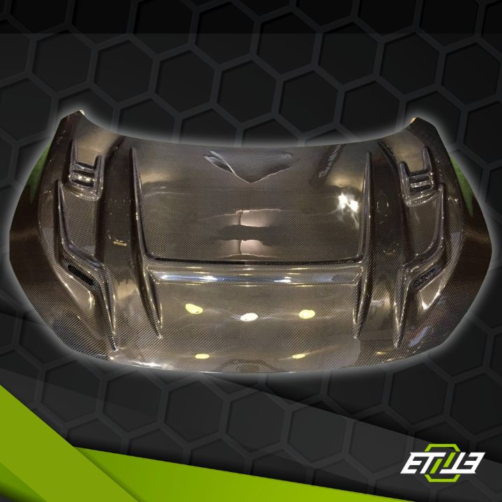 ETi Honda Civic FK Thunder Vented Style Hood - Elite Ti
