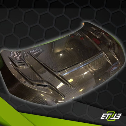 ETi Honda Civic FK Thunder Vented Style Hood - Elite Ti