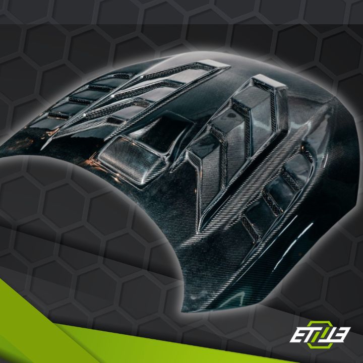 ETi Honda Civic FK Type R Lambo V2 Style Hood - Elite Ti