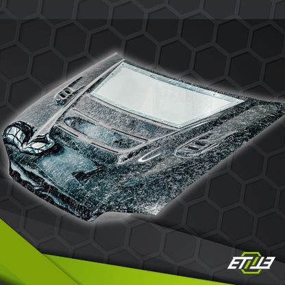 ETi Honda EG Mod X Hybrid Style Carbon Fiber Hood - Elite Ti