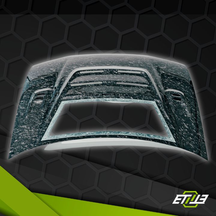 ETi Honda EG Mod X Hybrid Style Carbon Fiber Hood - Elite Ti