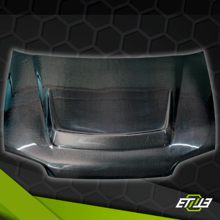 ETi Honda EG Type J Vented Carbon Fiber Hood - Elite Ti