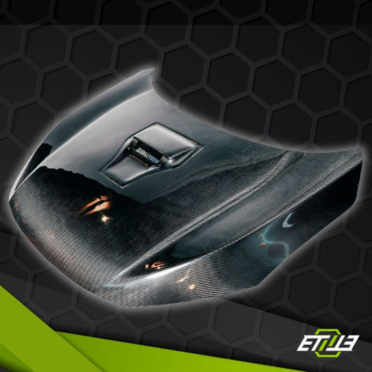 ETi Honda FK Type R Vented Style Hood - Elite Ti