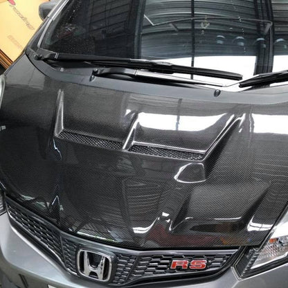 ETi Honda Jazz/Fit GE Carbon Fiber Hood - Elite Ti