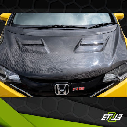 ETi Honda Jazz/Fit J's Racing Style Hood - Elite Ti