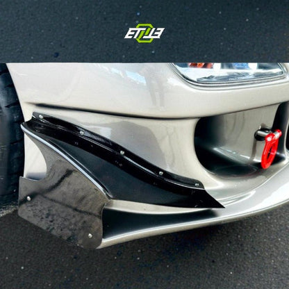 ETi Mazda RX - 7 Amemiya RE GT Bumper Canards - Elite Ti