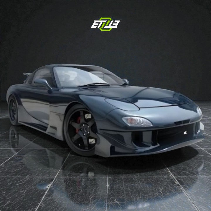 ETi Mazda RX - 7 Amemiya RE GT Full Wide Body Kit - Elite Ti