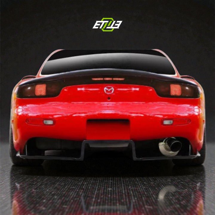 ETi Mazda RX - 7 Amemiya RE GT Rear Bumper Diffuser - Elite Ti