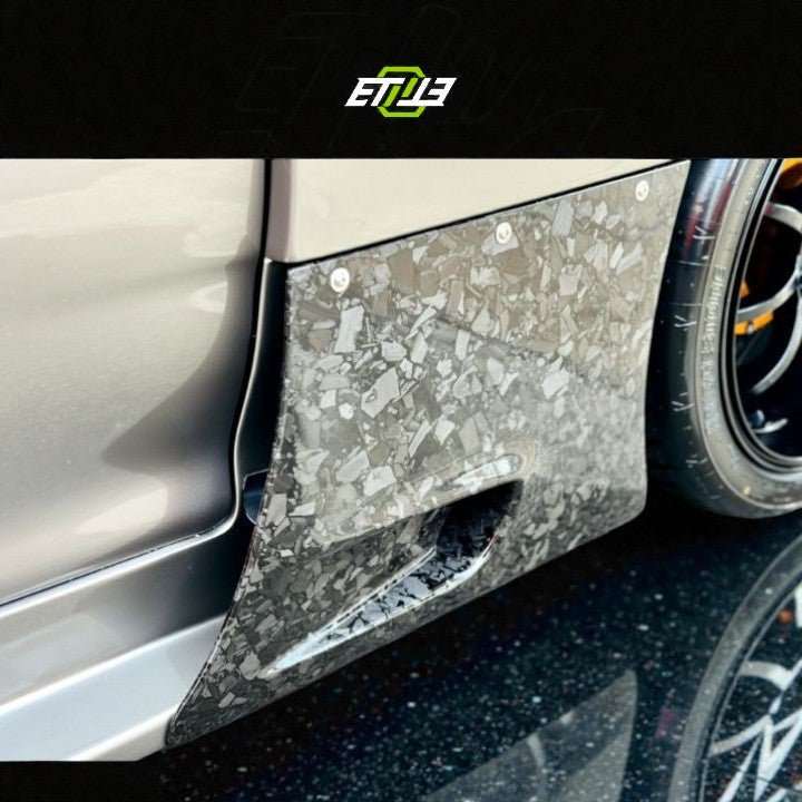 ETi Mazda RX - 7 Amemiya RE GT Style Front Fender Wing Add - on - Elite Ti