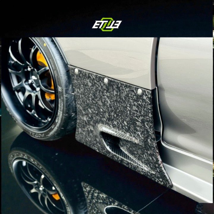 ETi Mazda RX - 7 Amemiya RE GT Style Front Fender Wing Add - on - Elite Ti