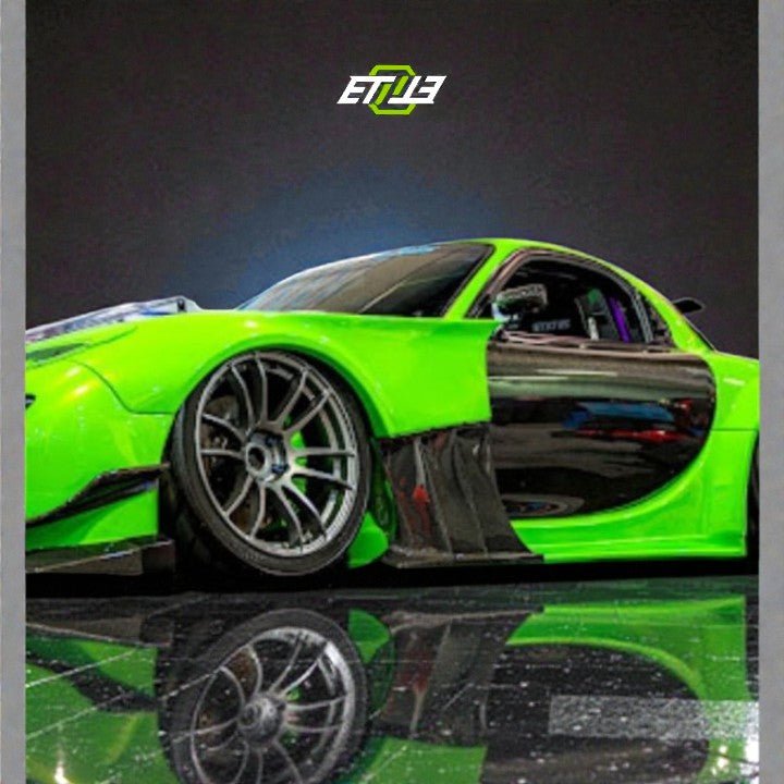 ETi Mazda RX - 7 (FD3S) Carbon Fiber Doors - Elite Ti