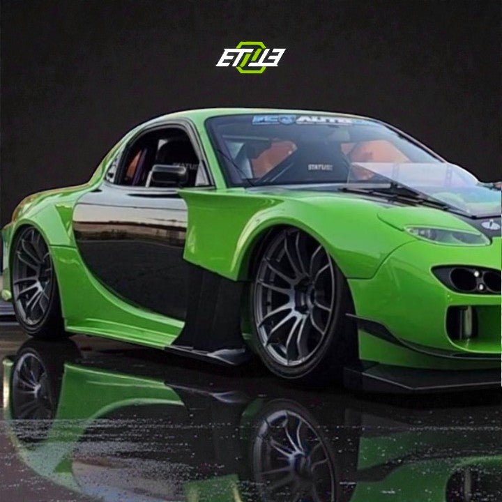 ETi Mazda RX - 7 (FD3S) Carbon Fiber Doors - Elite Ti