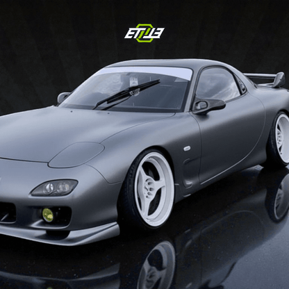 ETi Mazda RX - 7 (FD3S) Carbon Fiber Ganador Style Side Mirrors - Elite Ti