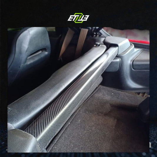 ETi Mazda RX - 7 (FD3S) Carbon Fiber Rear Strut Bar Cover - Elite Ti