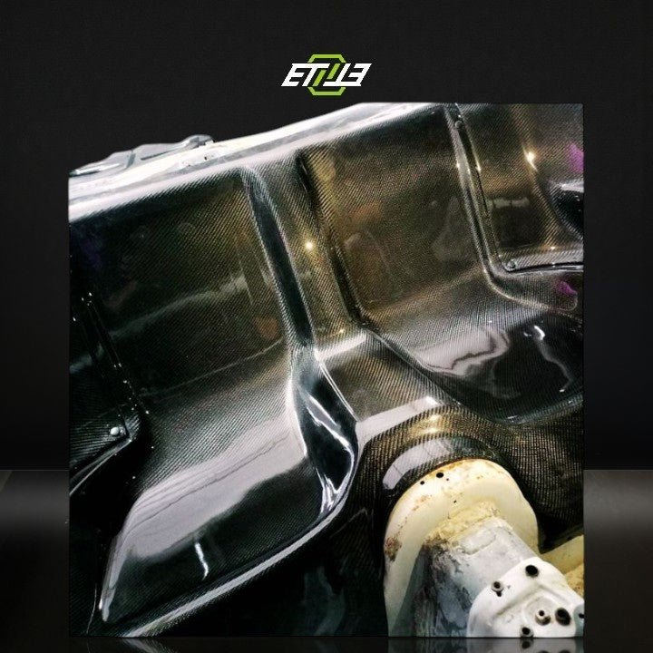 ETi Mazda RX - 7 (FD3S) Dry Carbon Rear Seat and Bin Delete Kit - Elite Ti