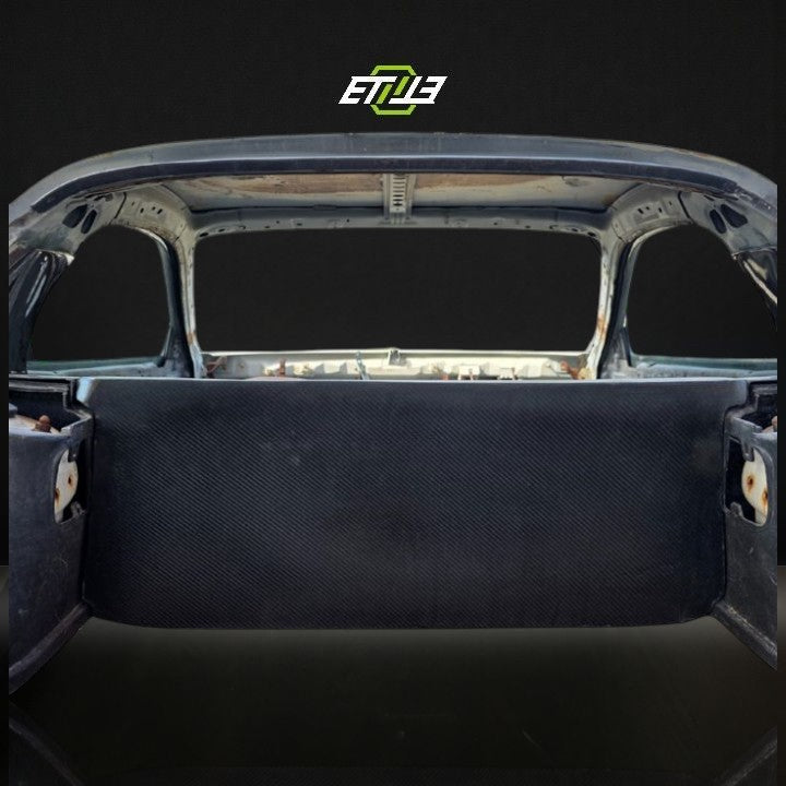 ETi Mazda RX - 7 (FD3S) Dry Carbon Rear Seat and Bin Delete Kit - Elite Ti