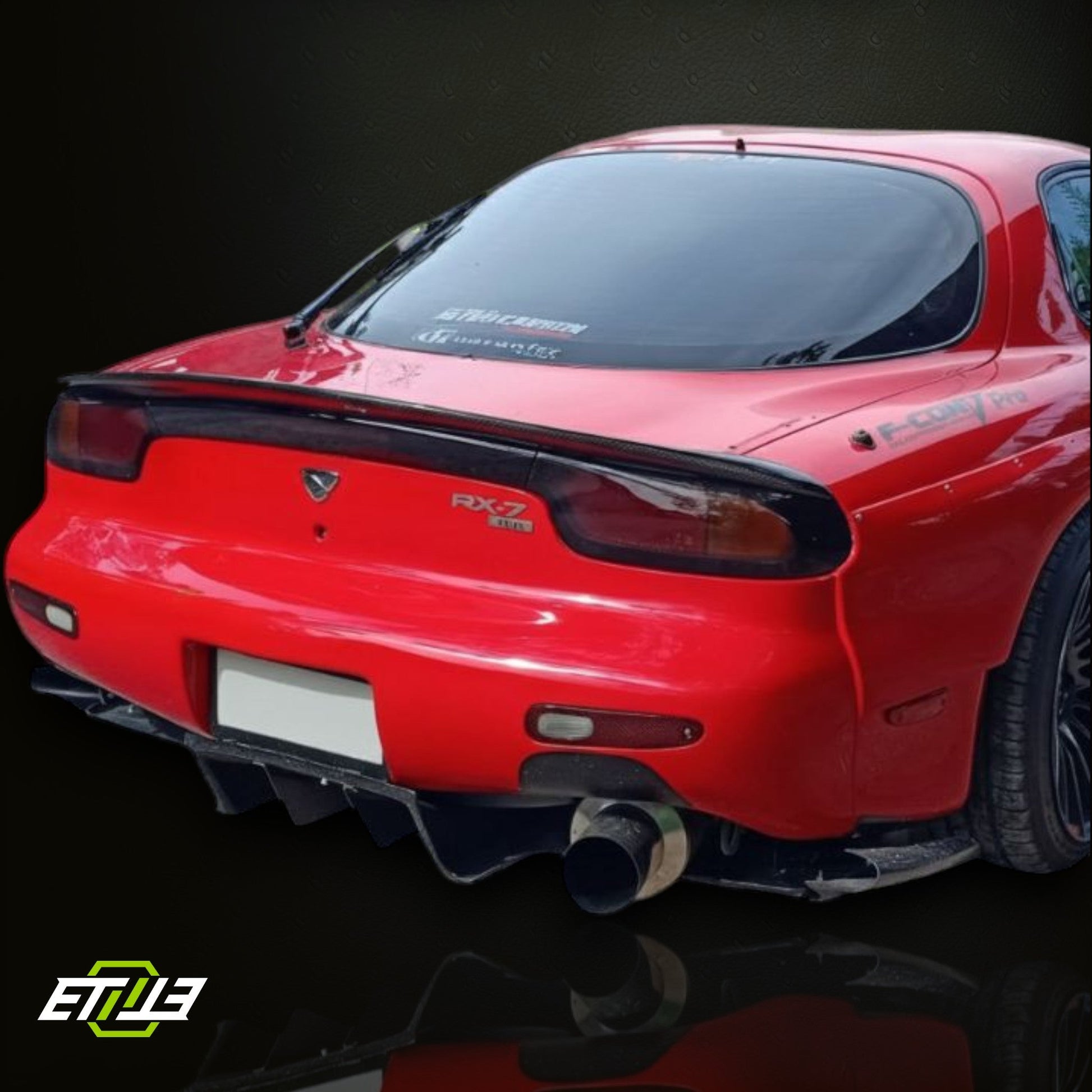 ETi Mazda RX - 7 (FD3S) Duckbill Wing - Elite Ti
