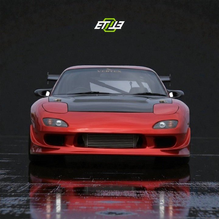 ETi Mazda RX - 7 FD3S VRTX Style Front Bumper - Elite Ti