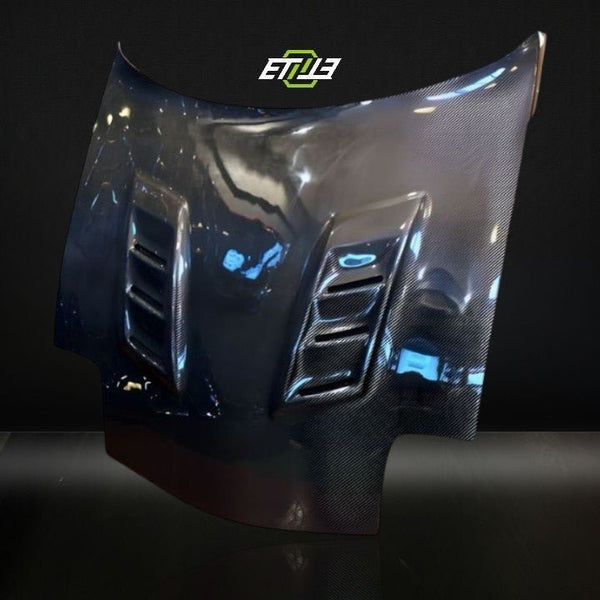 RX-7 FD3S Type-Z Vented Carbon Hood | Elite Ti