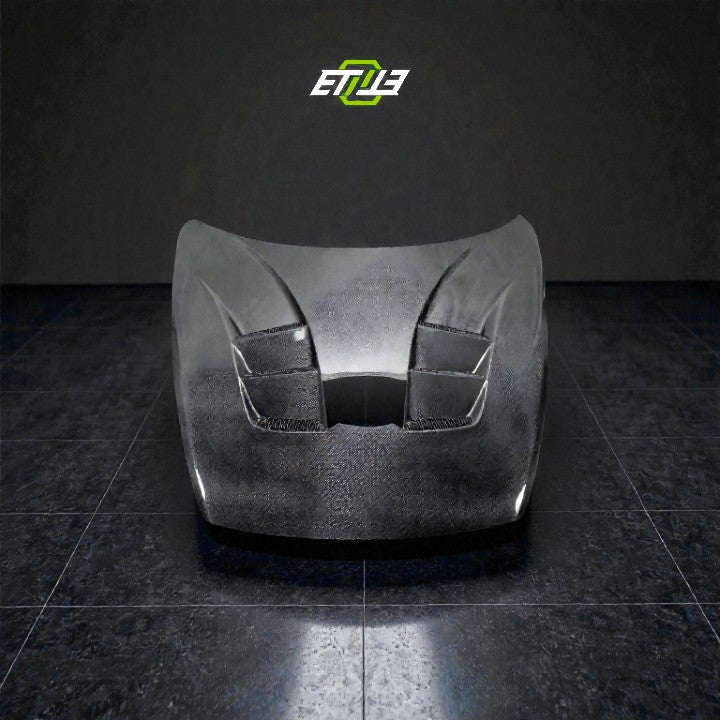 ETi Mazda RX - 8 SE3P RE Style Vented Hood - Elite Ti