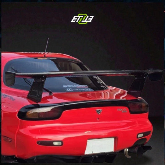 ETi Mazda RX7 Full Vacuum Carbon GT Wing - Elite Ti